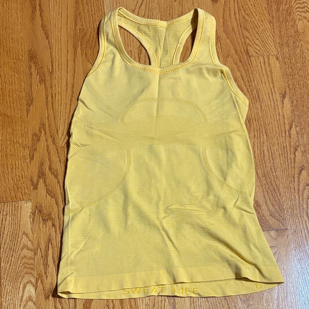 Light Orange Lululemon Athletica Women's Tank Top